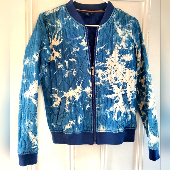 Vintage AntiBlue Shibori style jacket - Picture 2 of 5